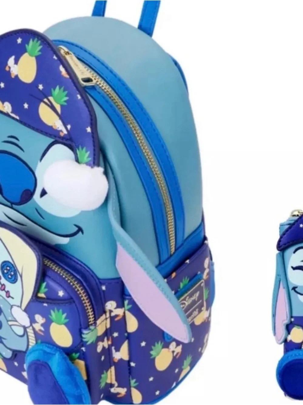 SDCC 2024 Limited Edition Bedtime Stitch Glow Mini Backpack & Wallet Set